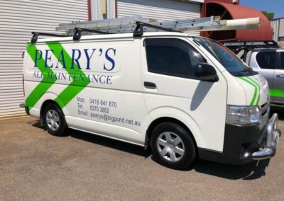 Fully equipped van with all latest tools for delivering professional property maintenance services in suburban Adelaide